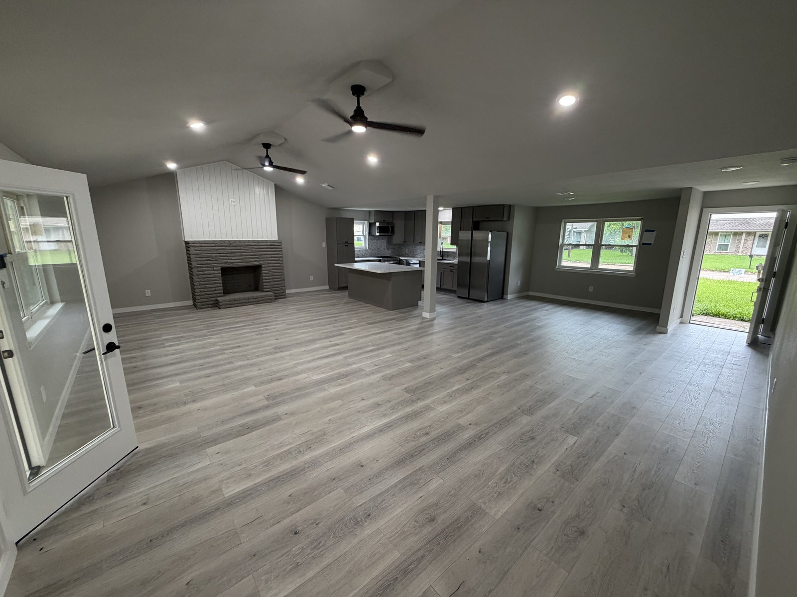 Living room after the remodel