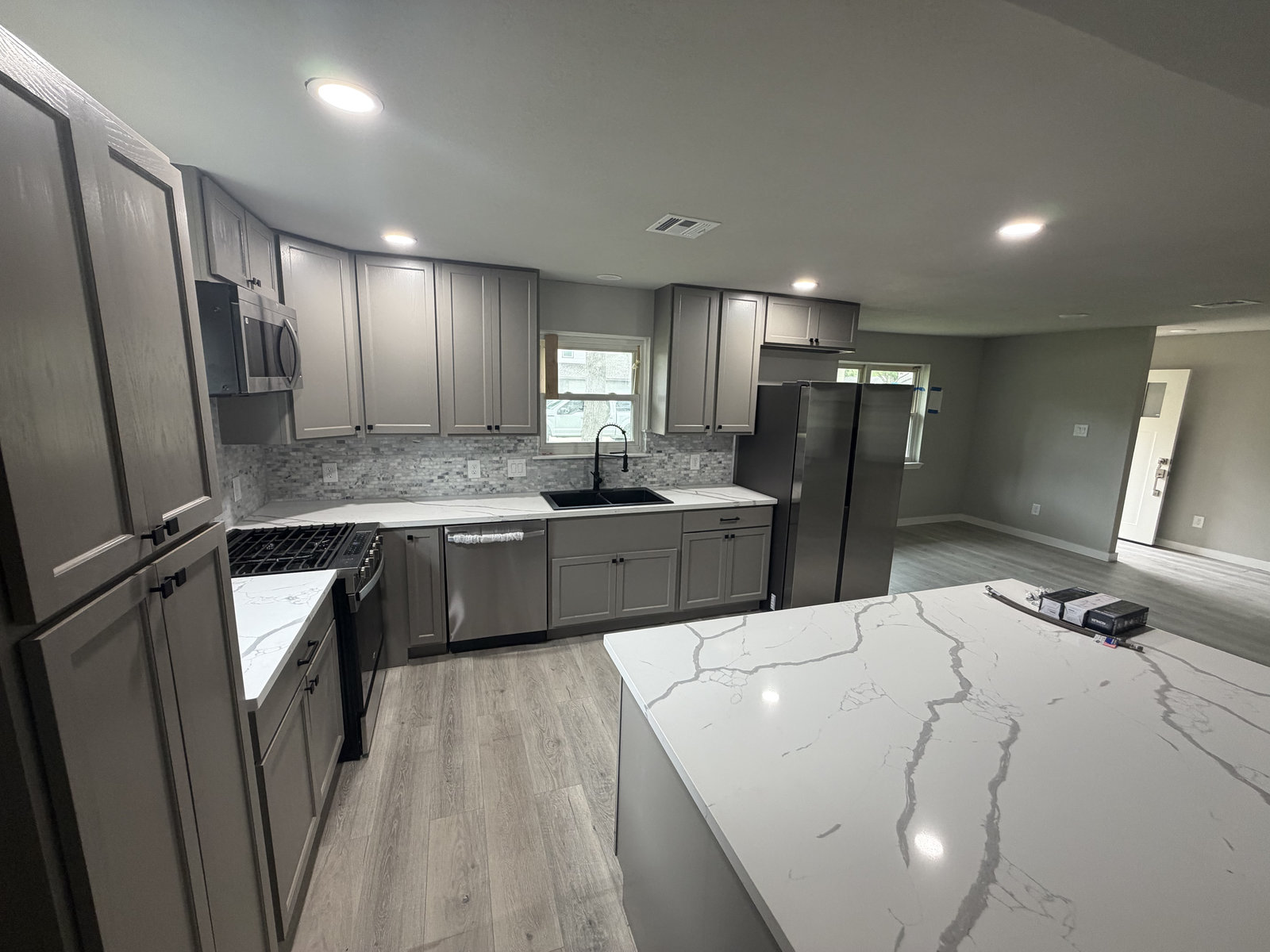 Cousin Charlie's Construction interior project